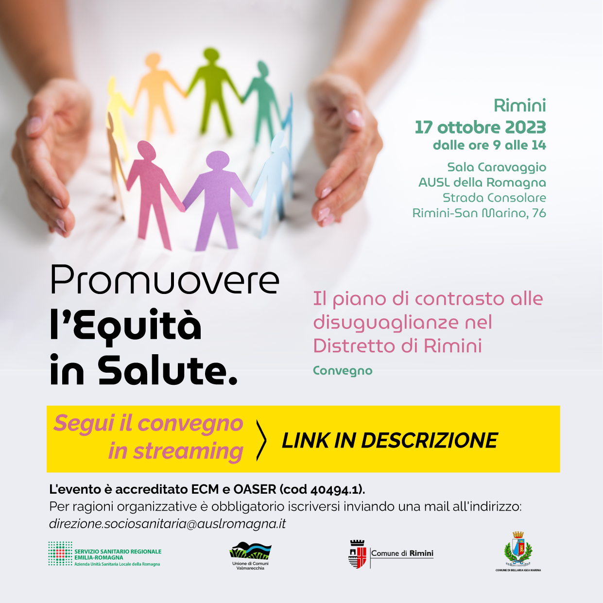 Convegno ‘Promuovere l’Equità in Salute’ 10/2023