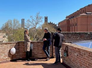 Simona Ventura e Sindaco Gnassi