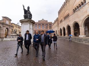 Il Magnifico Rettore dell’Università di Bologna, Francesco Ubertini,, in visita a Rimini