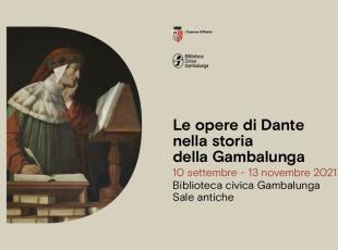 Cartolina mostra Dante