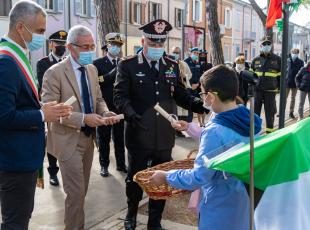 inaugurazione giardini milite ignoto