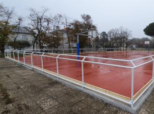 pattinaggio e campo basket via pomposa