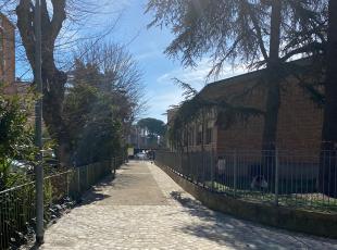 Percorso ciclo pedonale di via G. Ferrari, zona Ina Casa