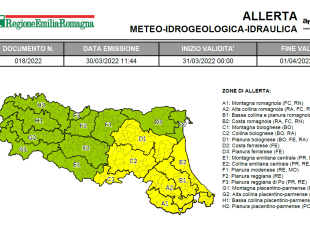 allerta gialla per criticità idraulica