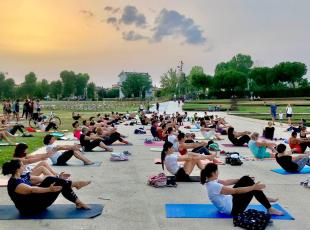 yoga al parco