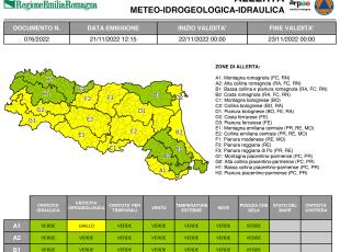 allerta meteo n. 76