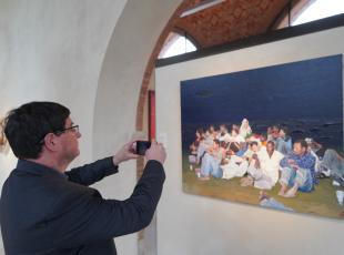 Vescovo Monsignor Nicolò Anselmi in visita al Part