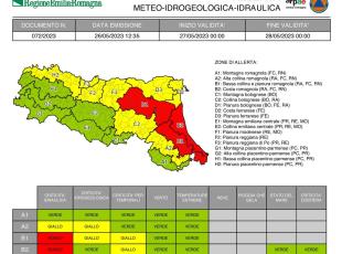 Allerta sabato 27 maggio 2023