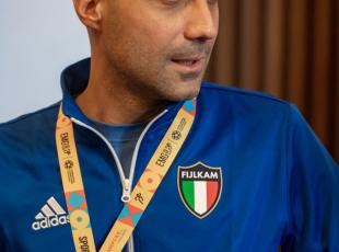 campione europeo di karate Manuel Cunti