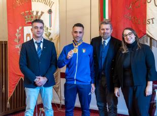 campione europeo di karate Manuel Cunti