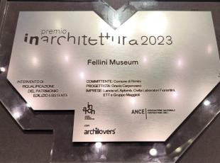 Targa premio IN/ARCHITETTURA 2023