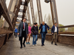 riconsegnato il ponte degli scout alla città