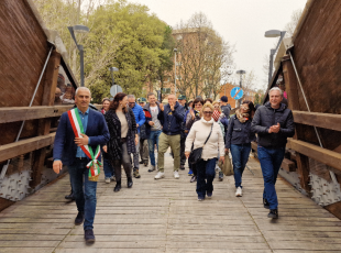 riconsegnato il ponte degli scout alla città