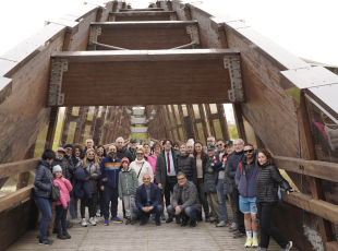 riconsegnato il ponte degli scout alla città