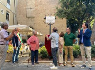 Piazzetta "Demos Bonini" - cerimonia inaugurativa