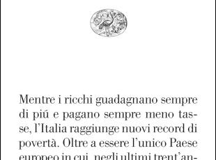 8 gennaio Riccardo Staglianò con 'Hanno vinto i ricchi. Cronache da una lotta di classe'