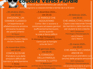 programma educare verbo plurale